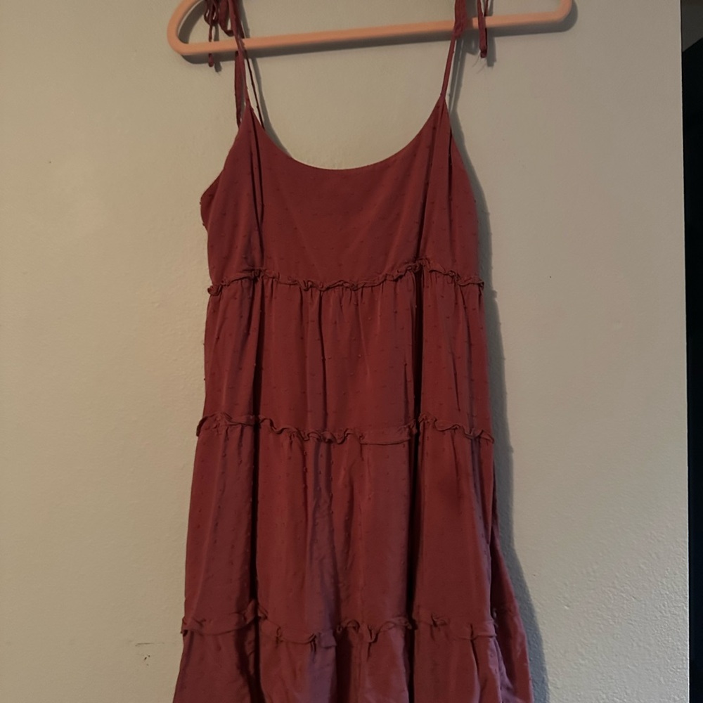 Pink Sleeveless Mini Dress